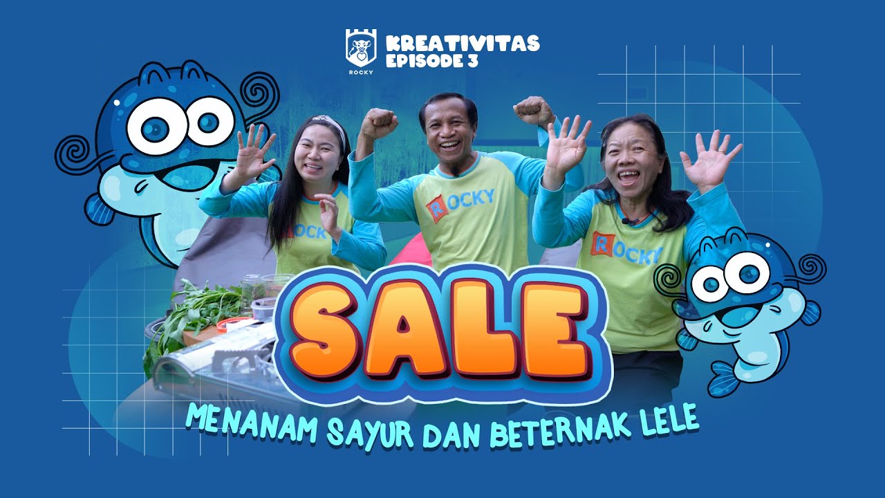 Kreativitas Rocky (Episode 3) - Menanam Sayur dan Beternak Sale (SALE)
