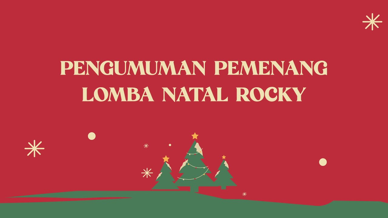 Pemenang Lomba Natal ROCKY 2020